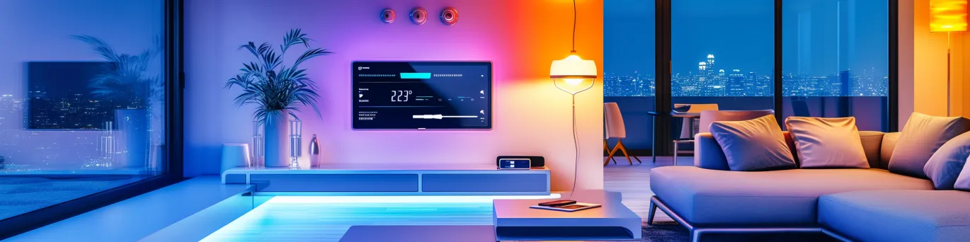 Domotique connectée pour renforcer la sécurité et optimiser l'énergie de votre maison intelligente.